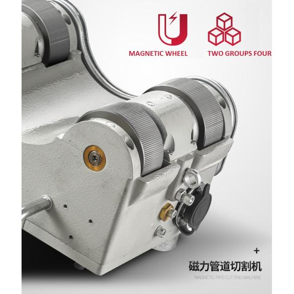 Magnetic Pipe Semi-Automatic Flame Gas Cutting Machine with 350*310*180mm Groove Size