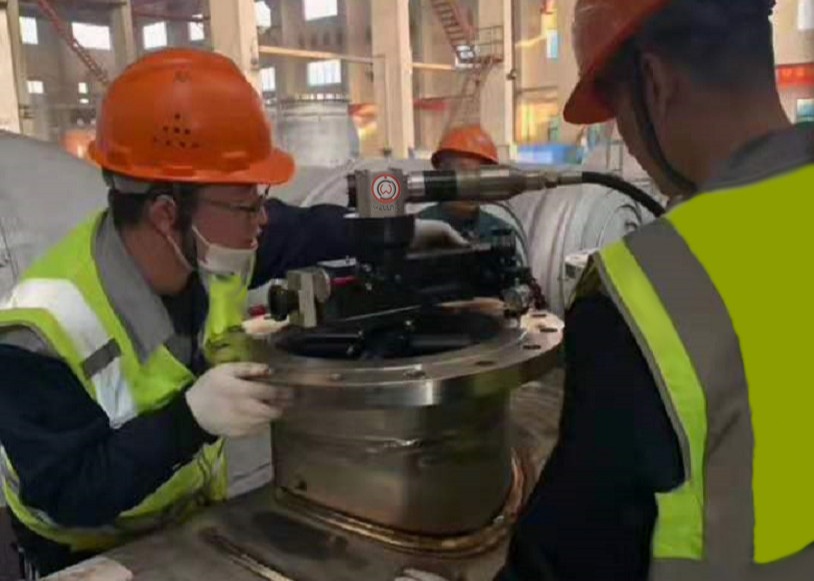 China Multifunction Flange Facing Machine Inside Mounted RTJ Flange Facer Machine wholesale