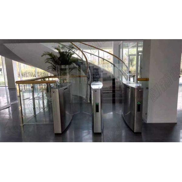 High Speed Flap Barrier Gate RFID Anti Tailing With CE Certification Y120