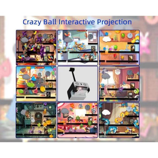 Indoor Playground 3D AR Interactive Projector Games Wall Projection Balls 23pcs Games For Children