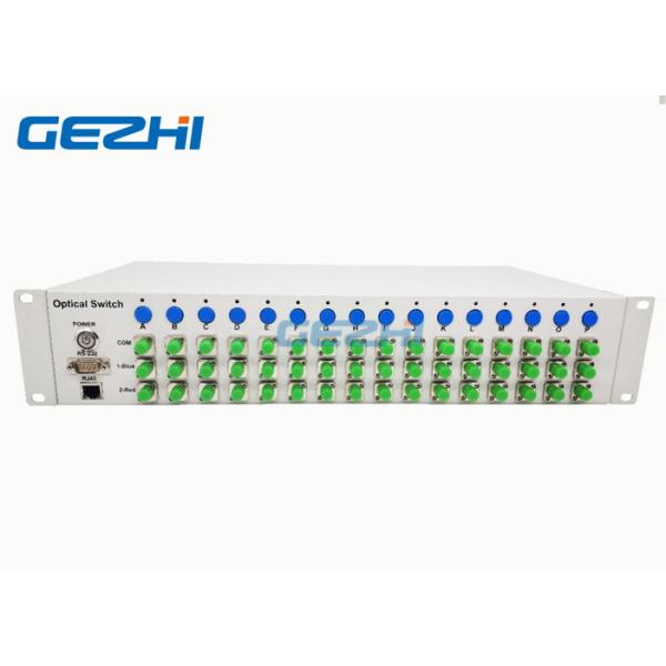 Benchtop Rack Mounted 16 Pairs 1x2 Optical Switch Equipment