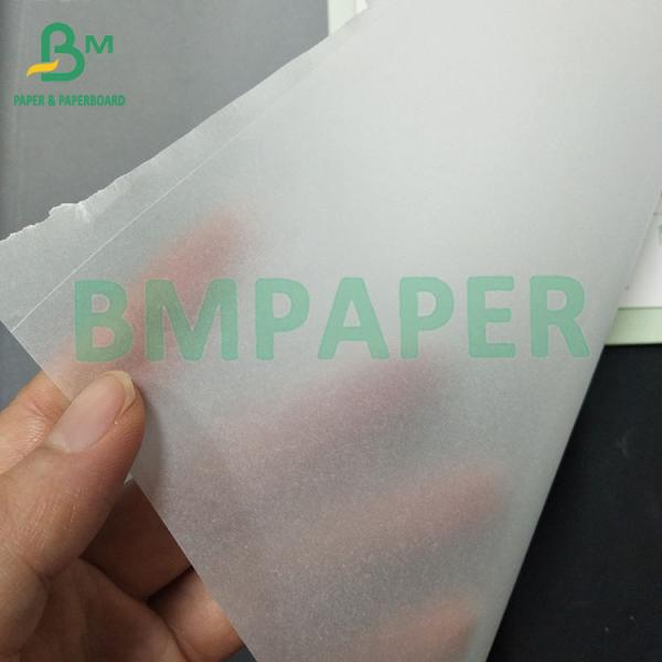 63gsm 24'' White Frosted Translucent Roll Paper For Tracing And Drawing 63gsm 24'' White Frosted Translucent Roll Paper For Tracing And Drawing