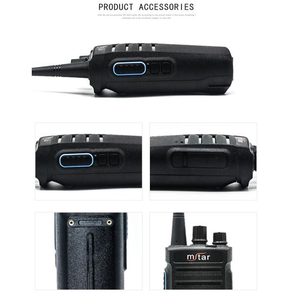 Mstar M-298 Outdoor Dustproof Mini UHF Security Radio Intercom Walkie Talkie Convenient Black Li-ion 16 Handheld 1 ~ 50 Layers