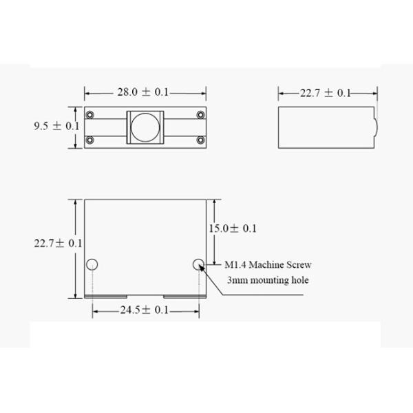 LV1000 High Speed 2D Barcode Engine -20℃ - 60℃ Operating Temperature For PDA