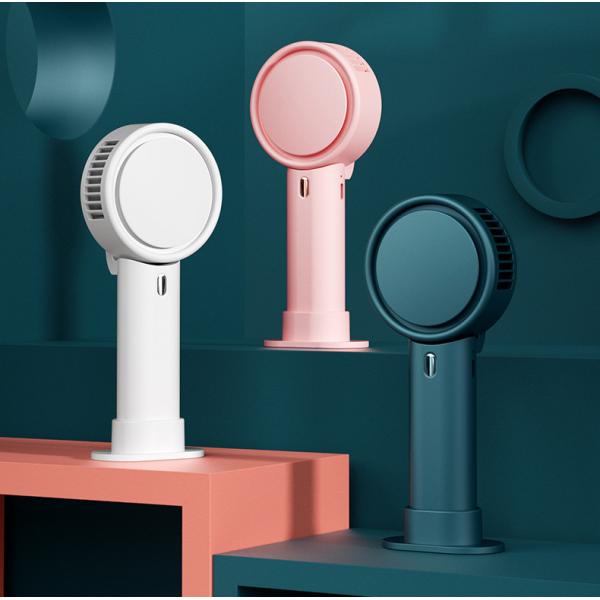 Bladeless Portable USB Handheld Fan 10hrs Outdoor Cooling 180 Degree Rotation