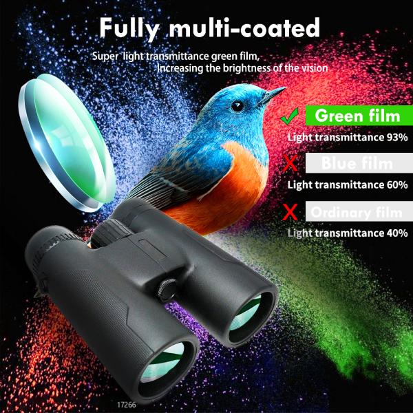 Long Range Waterproof Bird Watching Binoculars 10x42 For Traveling Camping
