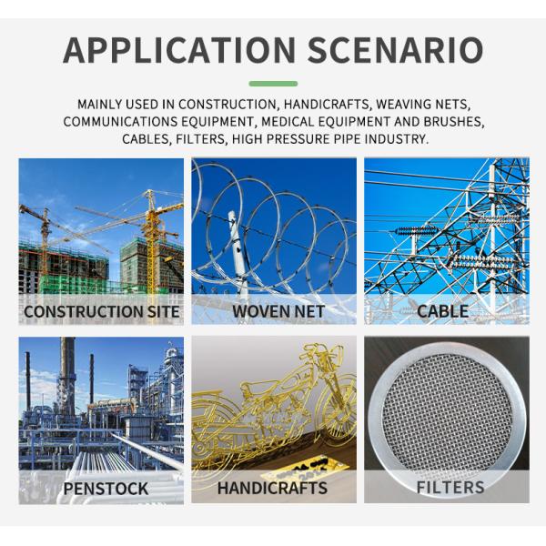 Hot Dipped Galvanized Iron Wire 0.7mm Diameter Bwg 22 Bwg21 galvanized steel wire rope