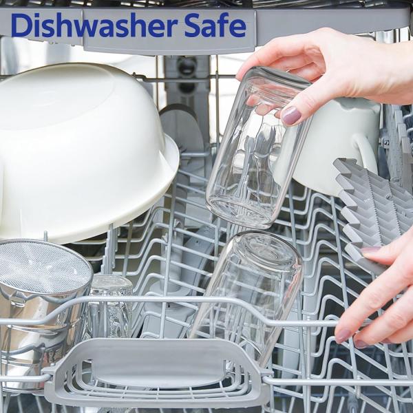 4 Set Glass Cups with Lids and Straws 16 oz, Glasses Drinking Set, Iced Coffee Cup with Bamboo Lids,