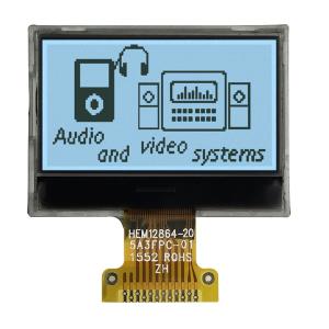 China FSTN Positive 128x64 LCD Graphic Display COG 3.3V SPI Interface With White Backlight wholesale
