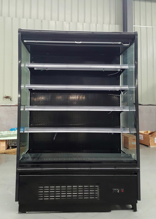 China Fan Cooling Vegetable Open Display Fridge With Ventilated Cooling System wholesale