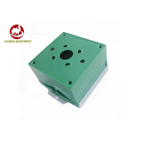 Resettable Green Break Glass Call Point Emergency Exit Switch Surface Mount