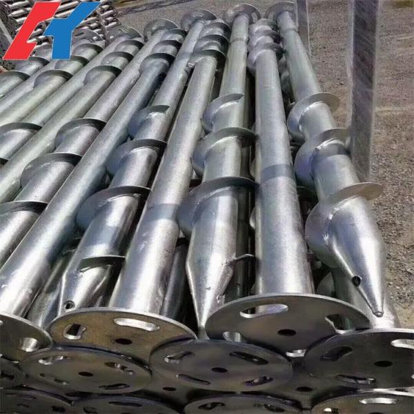 Solar Mounting Helical Ground Anchors Foundation Spiral Anchors Pole Screw