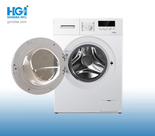 Home LED Display Anti Scald Cover Front Washing Machine 9kg High Capacity