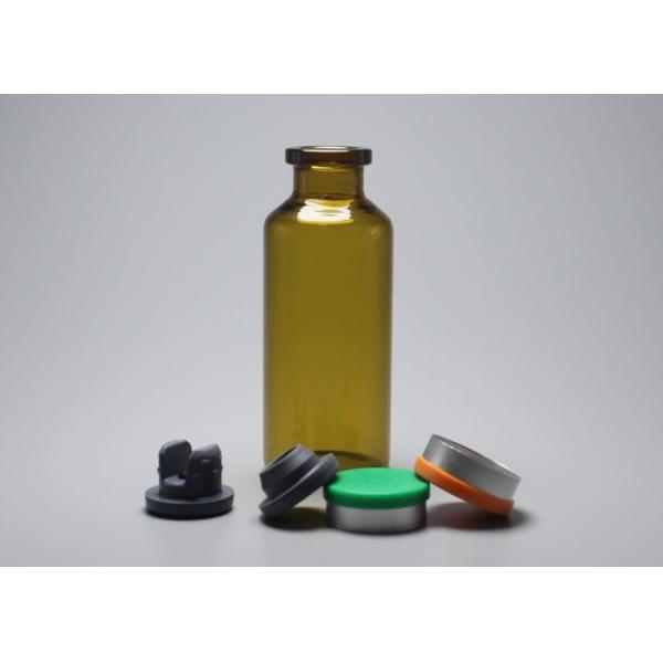 30ml Brown Tubular Glass Vial Bottle With Lid For Injection