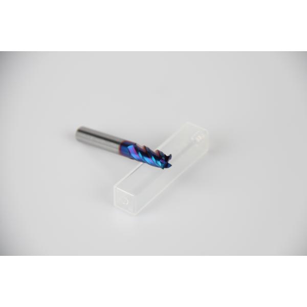 Black Blue Gold Coating Carbide End Mill 8mm 10mm Bull Nose With Corner Radius