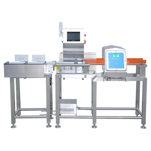 110V-220V Stainless Steel Check Weigher And Metal Detector Combo With 8 Inch Touch Screen