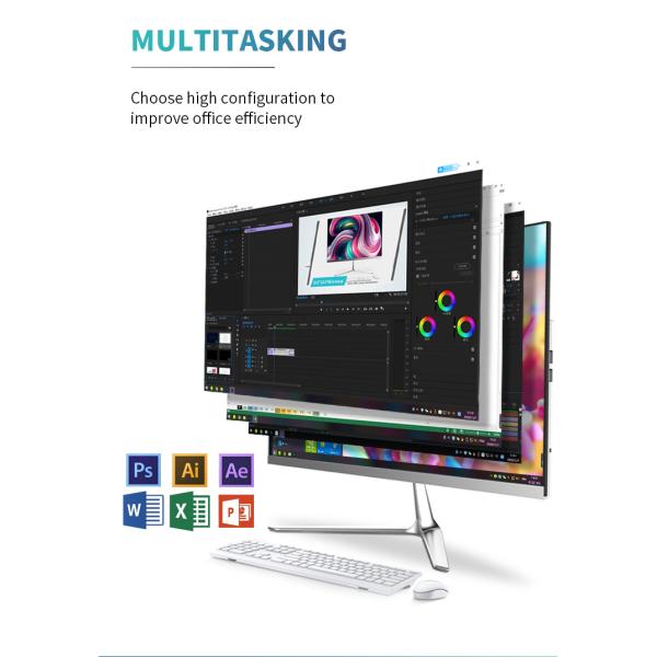 APL N3350 OEM I7 Desktop Computer All In One Touchscreen PC