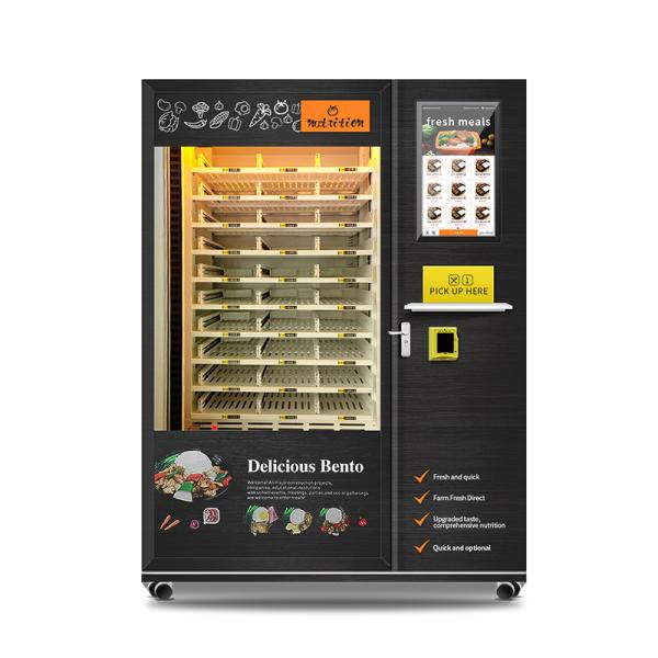 Minus 20 degree Celsius Prep Frozen Meals Bento Breakfast Lunch Box Dumplings Food Vending Machine with Fast Heating Function