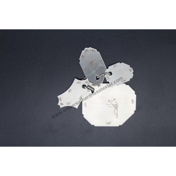 High Accuracy Welding Inspection Gauges , Fillet Weld Gauge Pocket