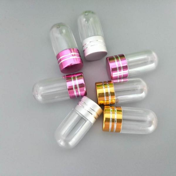 16mm Clear Plastic Pill Bottles 3g Single Sexual Enhancer Capsule