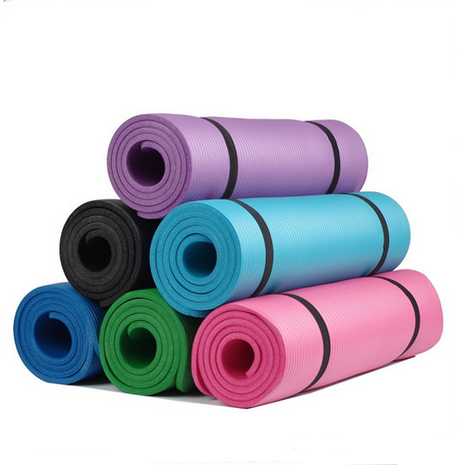 NBR 1/2-Inch Extra Thick 72-Inch Long Non Slip Exercise Yoga Mat For Pilates,Fitness Workout