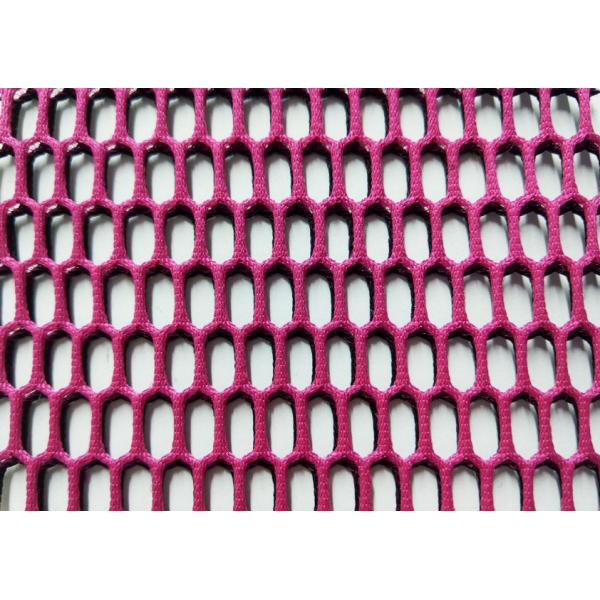 2 Color Knitted Air Mesh Material 100% Polyester Breathable Mesh Material