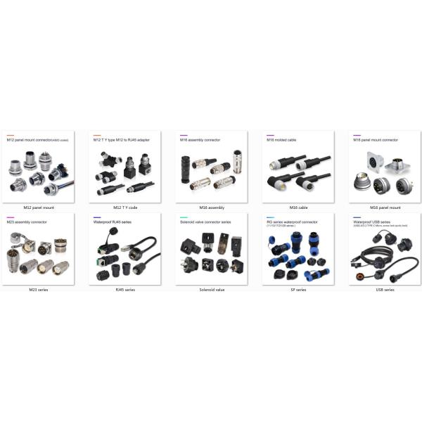 3 Pin 4 Pin Solenoid Valve Connector A B D Code Male Female Electrical Plug