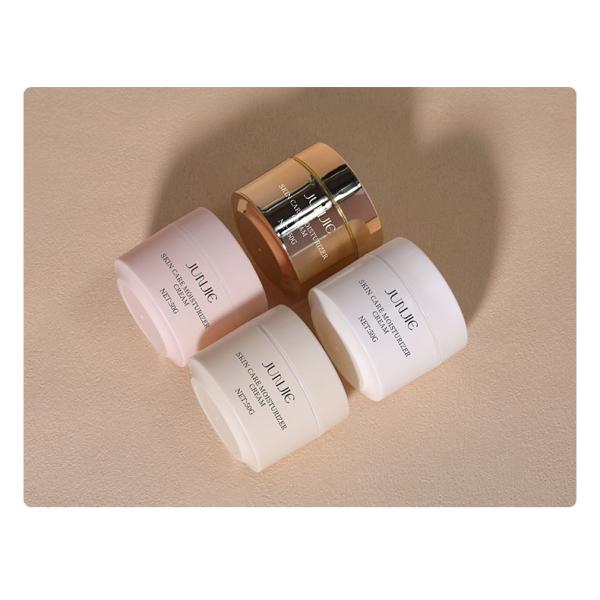 Round PP Plastic Jars 50g Custom Made Cosmetic Containers With Screw Top