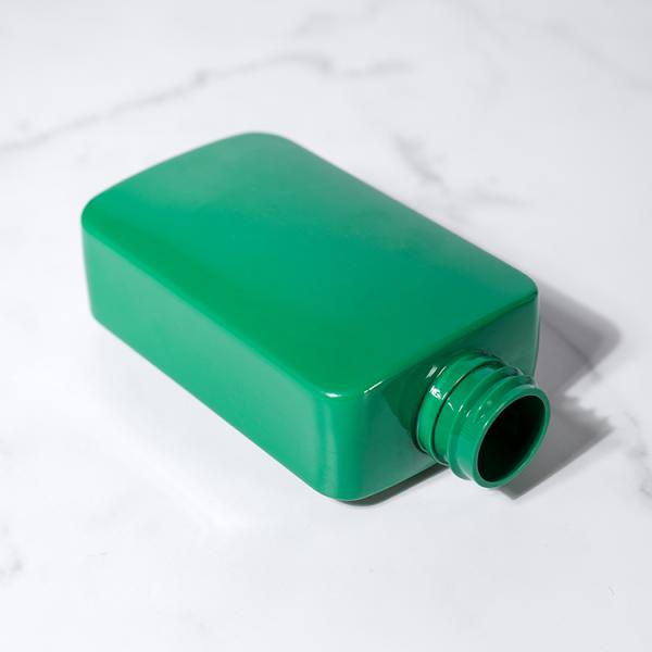 Empty Plastic Bottle 200ML PET Square Shape Shampoo Bottles Plastic Lotion Pump Bottle