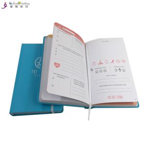 China Recycled Fabric Custom Planner Printing Hardcover Custom Linen Notebook wholesale