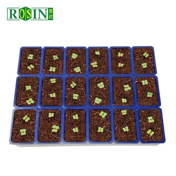 Deep Nursery Seedling Tray Microgreen Agriculture Plastic Trays 18 Cell