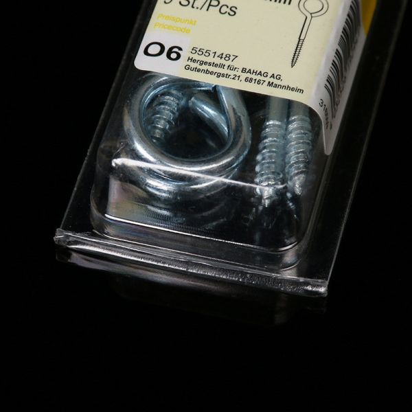 Clear PET Plastic Clamshell Packing USB Data Cable Box Custom Crystal Clear