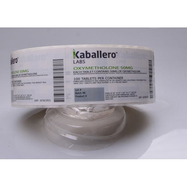 Printing custom high quality glossy self adhesive vinyl jar packaging label in roll