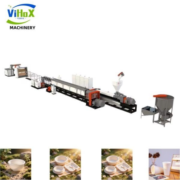 Fully automatic ps foam sheet extruder machine