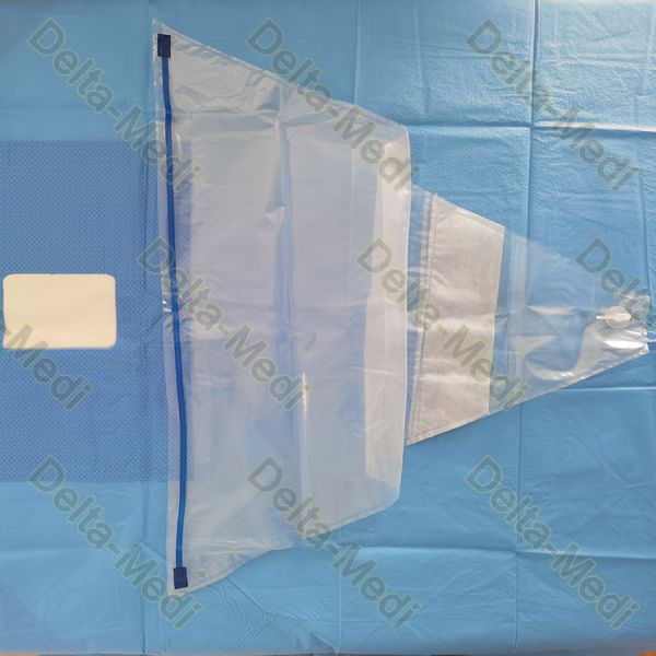 30-60GSM Disposable Surgical Drapes Gynecology Pack With Attached Leggings