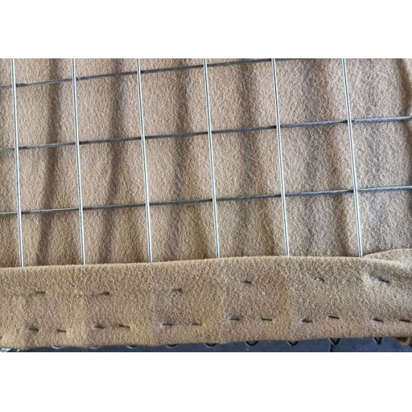 Military Sand Barriers 4mm Spiral Zn Coated 2mm Geotextile