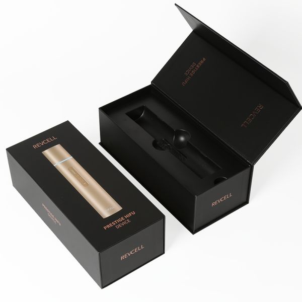 Grey Board Folding Paper Packaging Rigid Cardboard Gift Box Book Shape Magnetic Closure