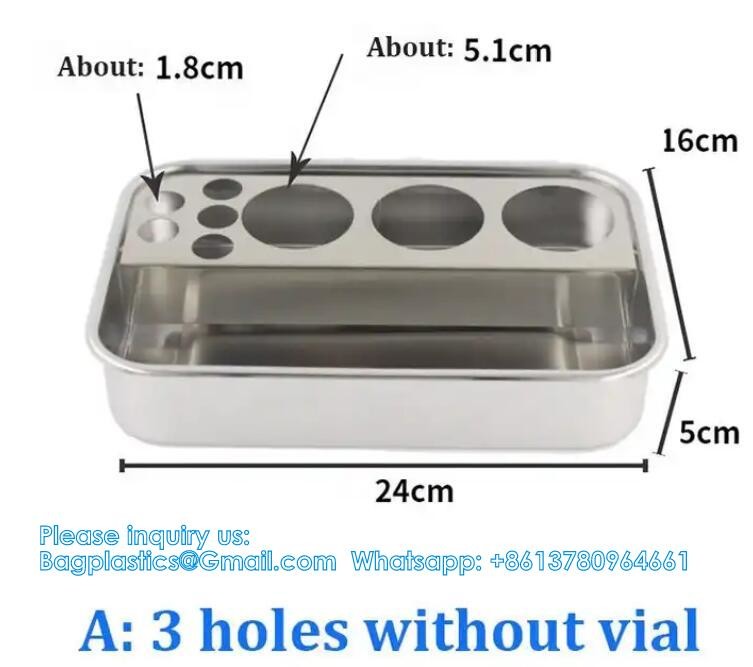 304 Stainless Steel Dental Instruments Tray Surgical Instrument Treatment Plate