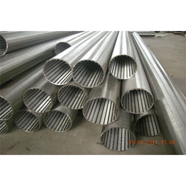OD 126mm Continuous Slot Screen Stainless Steel AISI 316 Tube