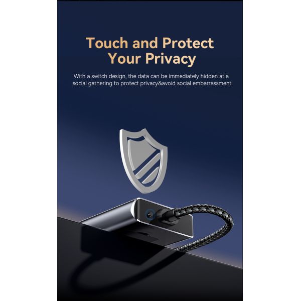 External Hard Drive Enclosure 8 In 1 Laptop USB C HUB 10Gbps For M.2 PCIe NVMe And SATA SSD