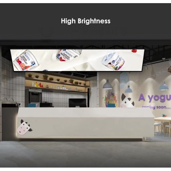 2m Stretched Bar Lcd Display Monitor Screen Half Brand Chain Store Ultra Wide 19 48 88"