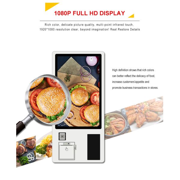 32 Inch Self Service Ordering Kiosk