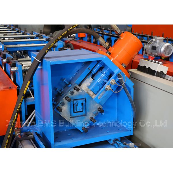 CE Shelf Column Cold Roll Forming Machine With Encoder And PLC Control Style