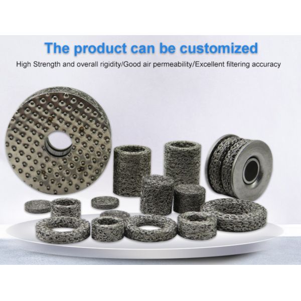 Compressed Knitted Filter Wire Mesh Corrosion Resistance Sample Availible