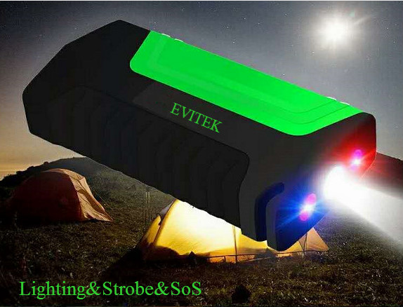 Evitek Emergency 16800 Mah 12v Jump Starter With Air Compressor