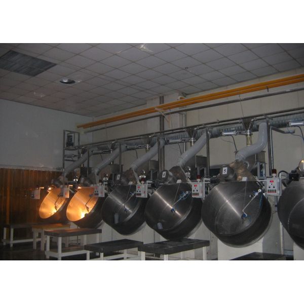 Ball Shaped Peanut Coating Machine For Flavored Coated Peanuts Making