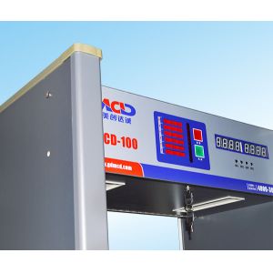 China Multi Zone Walkthrough Metal Detector 8 Status Led Display wholesale