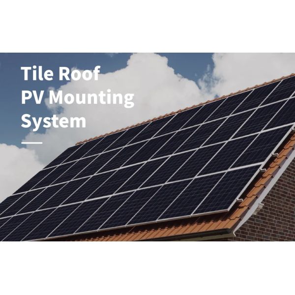 Tile Roof Bifacial Solar Panels Solar System For Solar Power System
