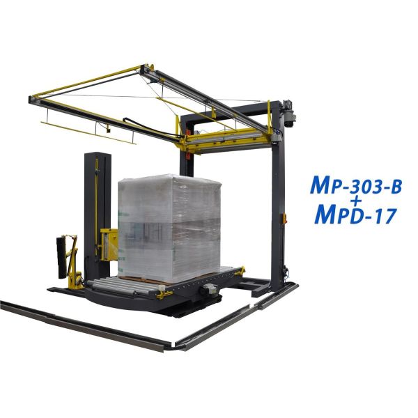 Heavy Load Capacity Automatic Stretch Wrap Machine With Variable Turntable Speed