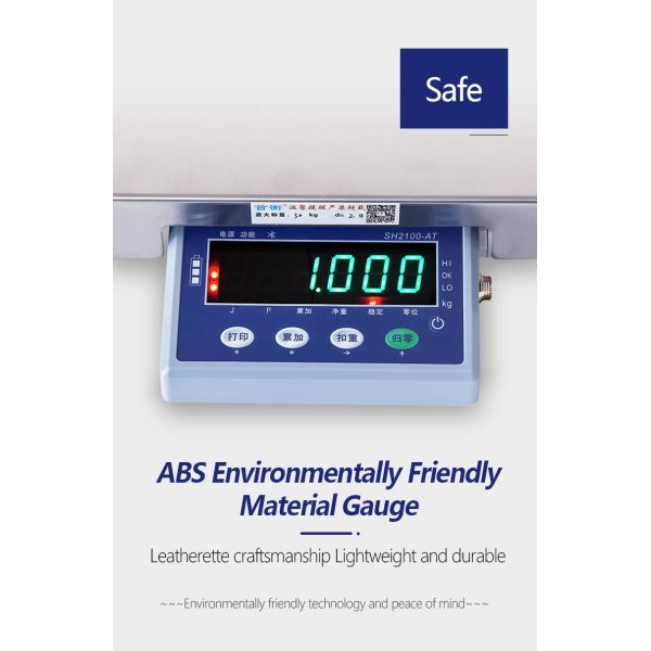High Accuracy 0.5G SOHE AT-B 3KG Electronic Table Scale for Industrial Weighing Scales